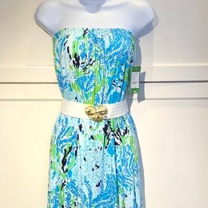 Lilly Pulitzer Spa Blue Marlisa Maxi Lets Cha Cha